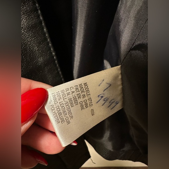 VINTAGE LEATHER JACKET/SHACKET - Picture 3 of 5